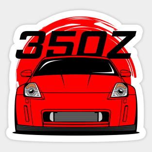 Red 350Z JDM Sticker